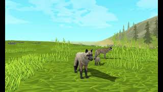 Wolves Raising a Cub | WildCraft: Animal Sim Online 3D | screenshot 3