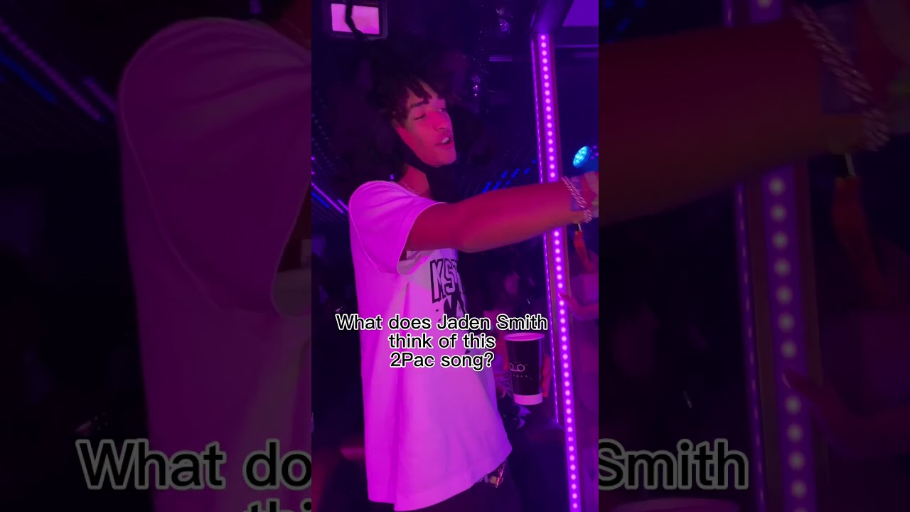 Jaden Smith Reacts to Tupac When This Song Comes on 👀