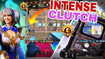 Want INTENSE CLUTCHES ?? 🔥 Intense 1v4 Pure Solo vs Squad Clutches in Conqueror Lobby | BGMI 2025