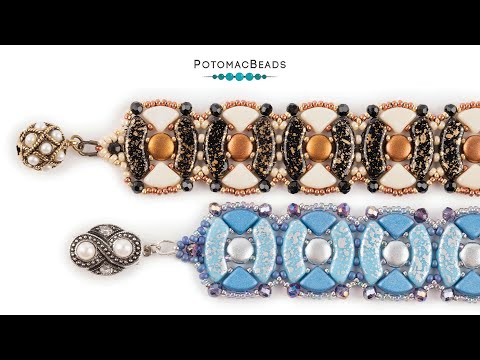 Ancient Portal Bracelet - DIY Jewelry Making Tutorial by PotomacBeads