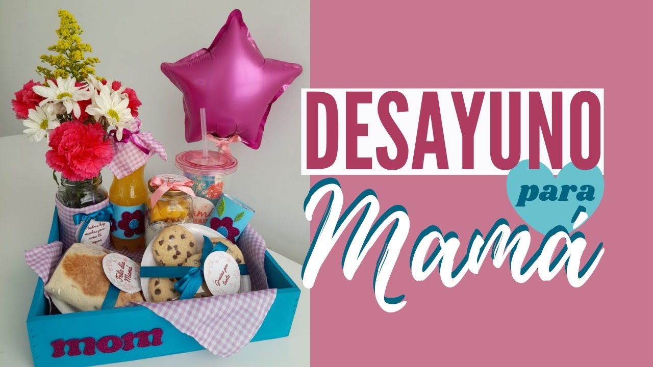 DIY - DESAYUNO SORPRESA Para MAMA!!! Super FACIL - YouTube