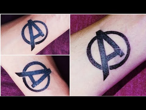 Captain Marvel Emblem Semi-Permanent Tattoo. Lasts 1-2 weeks. Painless and  easy to apply. Organic ink. Browse more or create your own. | Inkbox™ |  Semi-Permanent Tattoos