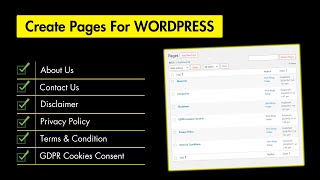 How To Create Pages For WordPress - 100% (AdSense Approval)