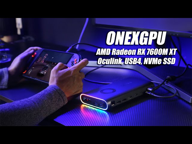 This New OCULINK eGPU Is Insane! USB4+NVMe ONEXGPU Hands-On First