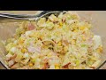 Schichtsalat unglaublich lecker, mit Ananas, Lauch, Mais.. Partysalat, bester Salat zur Grillparty