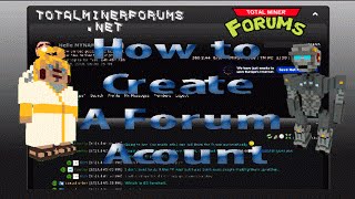 TotalMiner Forums Help-How to Create a Forum account.