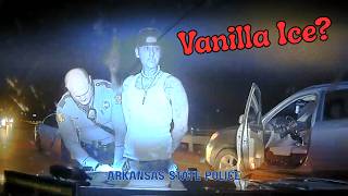 Vanilla Ice Impersonator Is Scared, Takes Arkansas State Police On Pursuit - Pit Maneuver