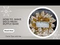 Quick Tips with Kat in How to Make a Deco Mesh Ruffle Video Tutorial for Wreath Makers