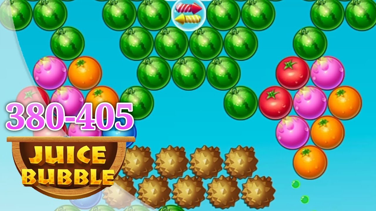 Shoot bubble fruit splash,380-405, fun fruit bubble game