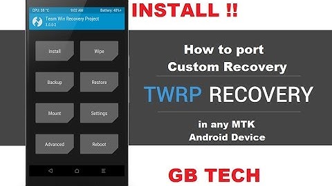 How To Install Custom Recovery in Any Android Device (port it like a boss!)