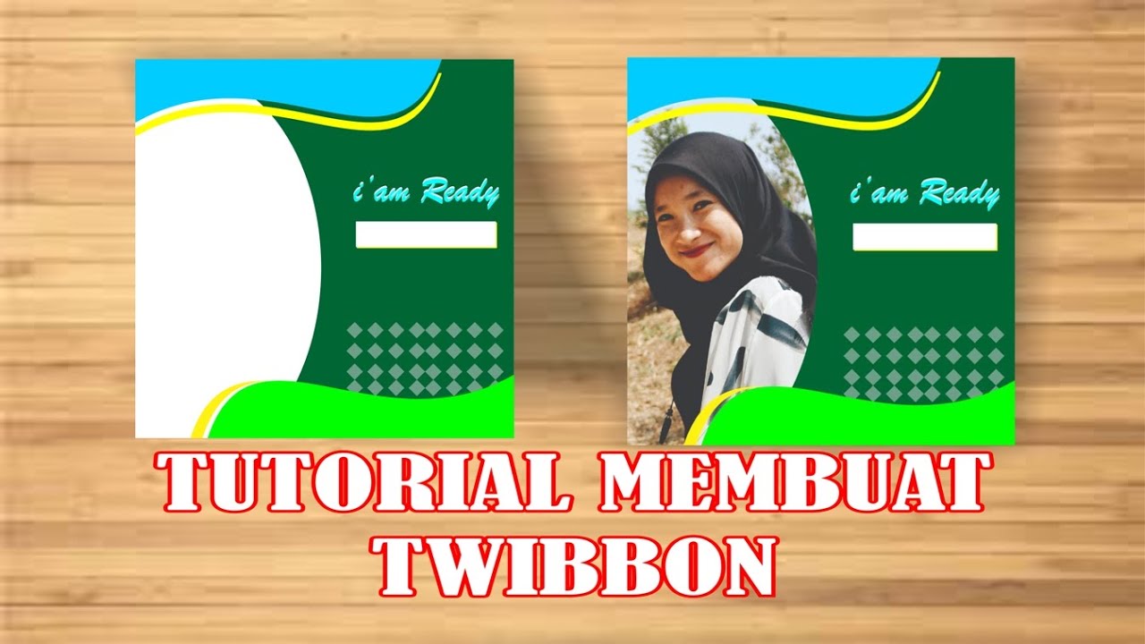 tutorial membuat twibbon di coreldrawX7 