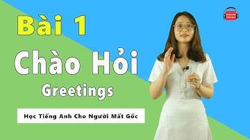 Học Tiếng Anh Cho Người Mới Giao Tiếp - Bài 1: Greetings - Chào Hỏi!