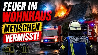 (F3 Wohnhausbrand) Feuerwehr bad Essen im Einsatz (unangekündigte Alarmübung)