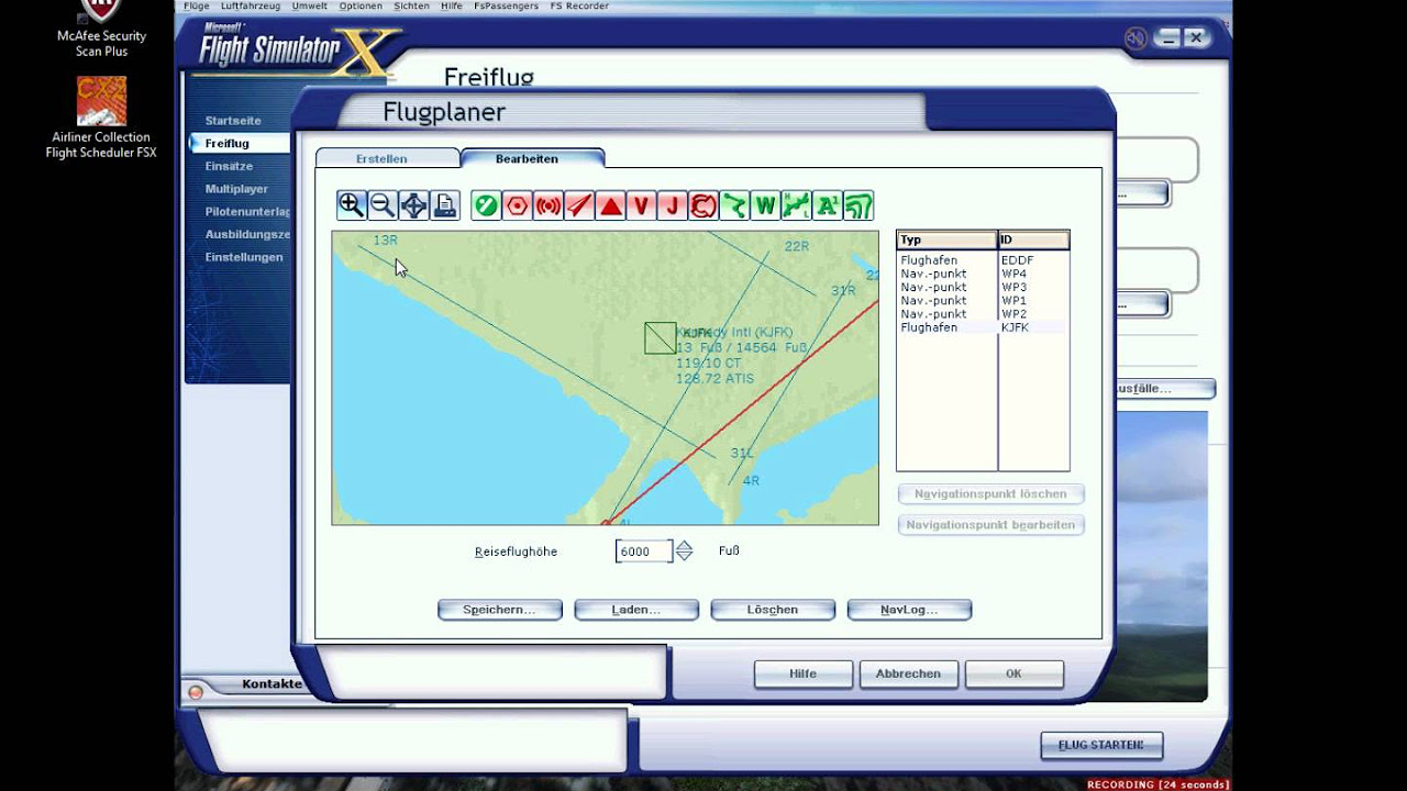 Update New Tutorial für Flugplan FSX