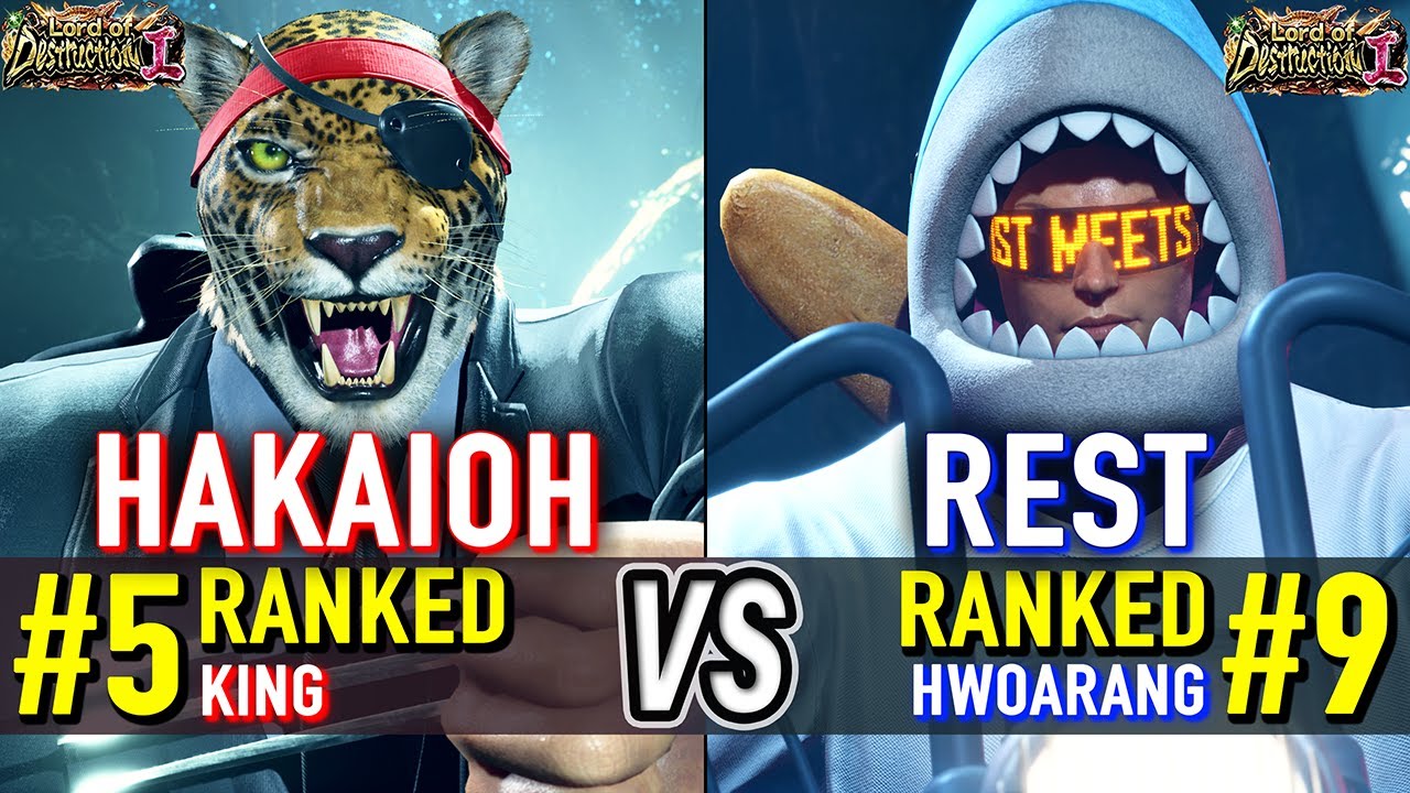 T8 🔥 HAKAIOH (#5 Ranked King) vs REST (#9 Ranked Hwoarang) 🔥 Tekken 8 High Level Gameplay