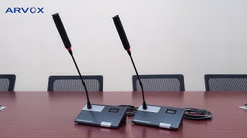 Demo video of Chairman and Delegate microphone RC-6512C/D