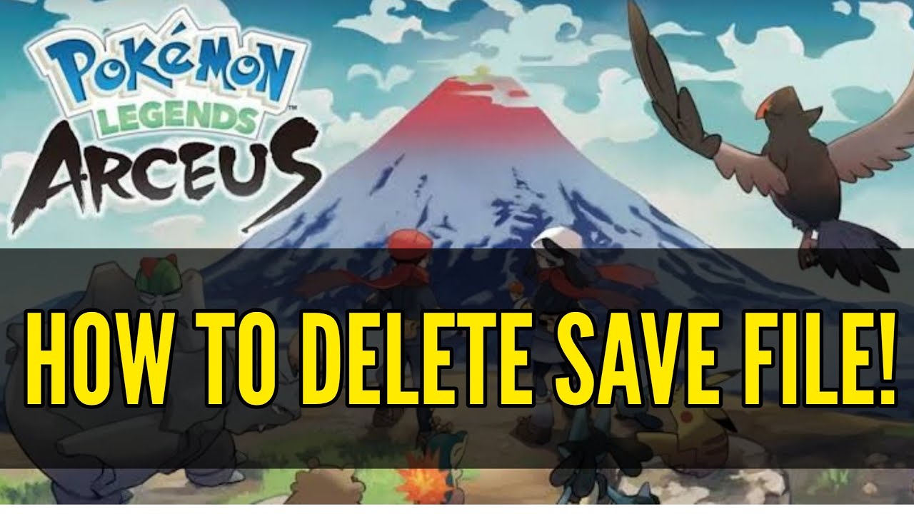 Как УДАЛИТЬ файл сохранения в Pokemon Legends Arceus, чтобы начать новую игру