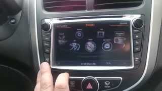 Hyundai Solaris Хюндай Солярис штатная магнитола Unison от Winca S100 Hyundai Solaris Хюндай Солярис штатная магнитола Unison от Winca S100