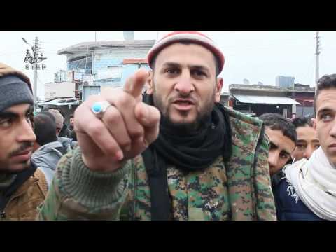 خطوة شاهد خروج مظاهرة في مدينة نوى نصرة لحلب وطالبت بتوحد الفصائل
