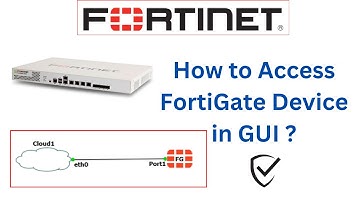 How to Access FortiGate Firewall in GUI || Steps to login FortiGate device in GUI || हिंदी में