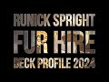 Runick Spright Fur Hire Deck Profile & Combo Test Hands 2024