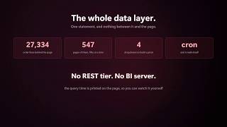 Delphi BI with no REST layer and no reporting server