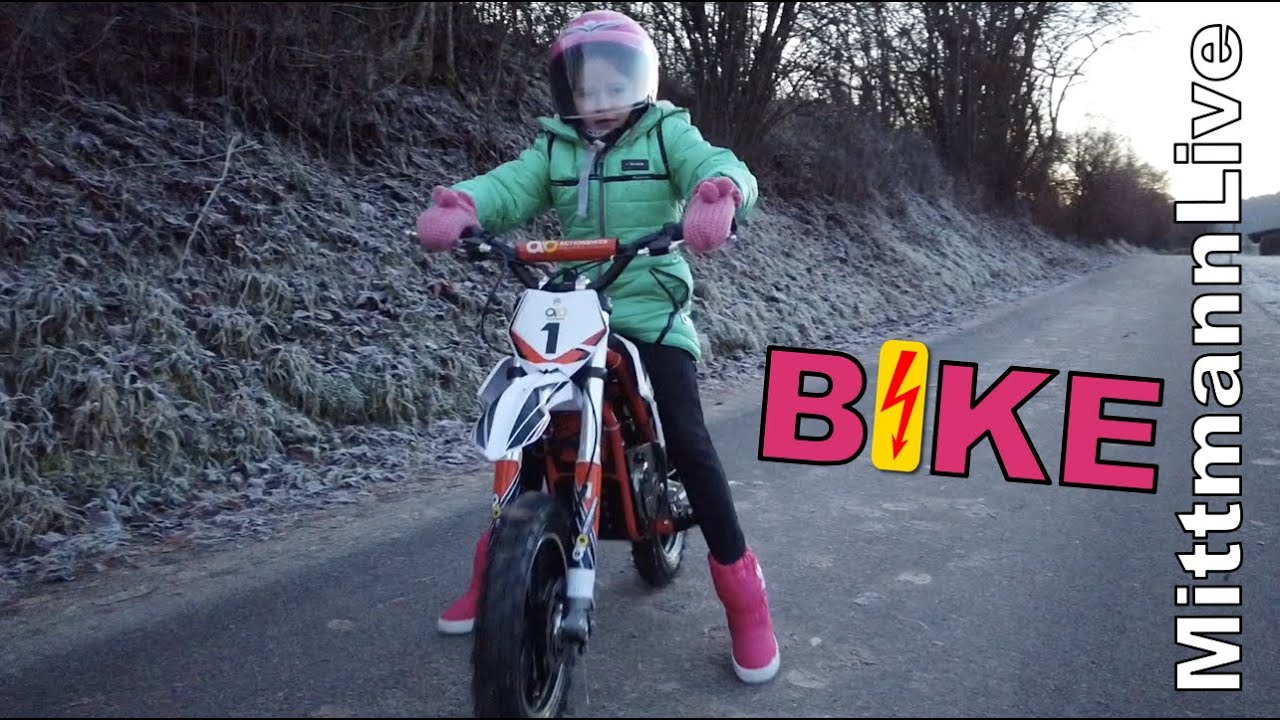 Kinder Mini Crossbike Gazelle 500 Watt Elektro Motorrad meiner Tochter