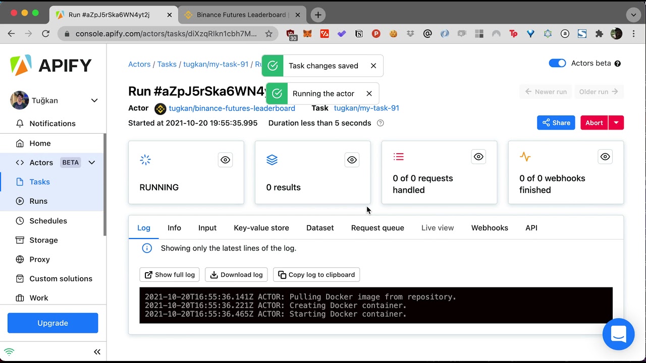 Get top users and positions from Binance Futures Leaderboard