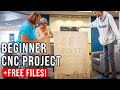 EASY 1-Hour CNC Project + FREE Files!