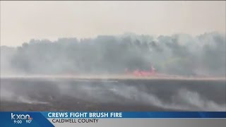 Caldwell County fire burns 25 acres of grass, hay and trees