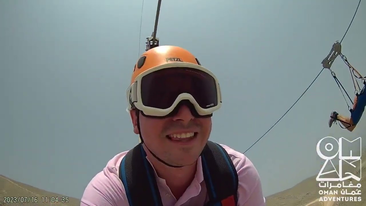 World Longuest Zipline over Water - Khasab, Oman