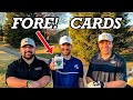 Golfs best card game  fore cards competition  playoff hole