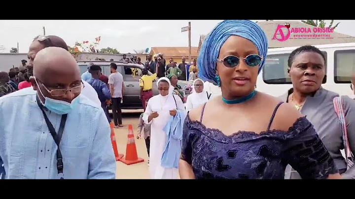 Vice President, Yemi Osibajo Grand Arrival to Femi Otedola Mum's 90th Birthday in Lagos