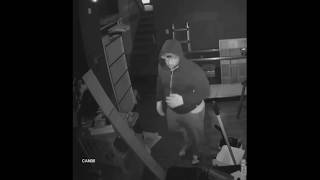 Caught On Camera - Business burglary Bloomington, IL
