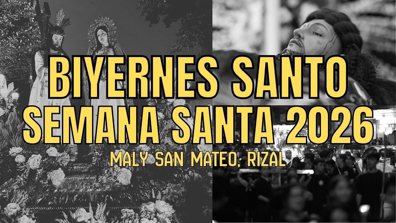 Maly Rizal BIYERNES SANTO: MALY SAN MATEO, RIZAL PROCESSION - YouTube