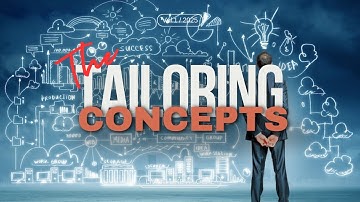 PMP Lecture 17: Tailoring Concepts