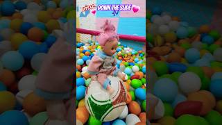 Indoor Playground Fun | Down The Slide | Nursery Rhymes | Kids Songs | #shorts #viral #fun #foryou