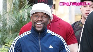 Floyd Mayweather Shows Off His New Diamond Watch & Rolls-Royce While Shopping In Beverly Hills