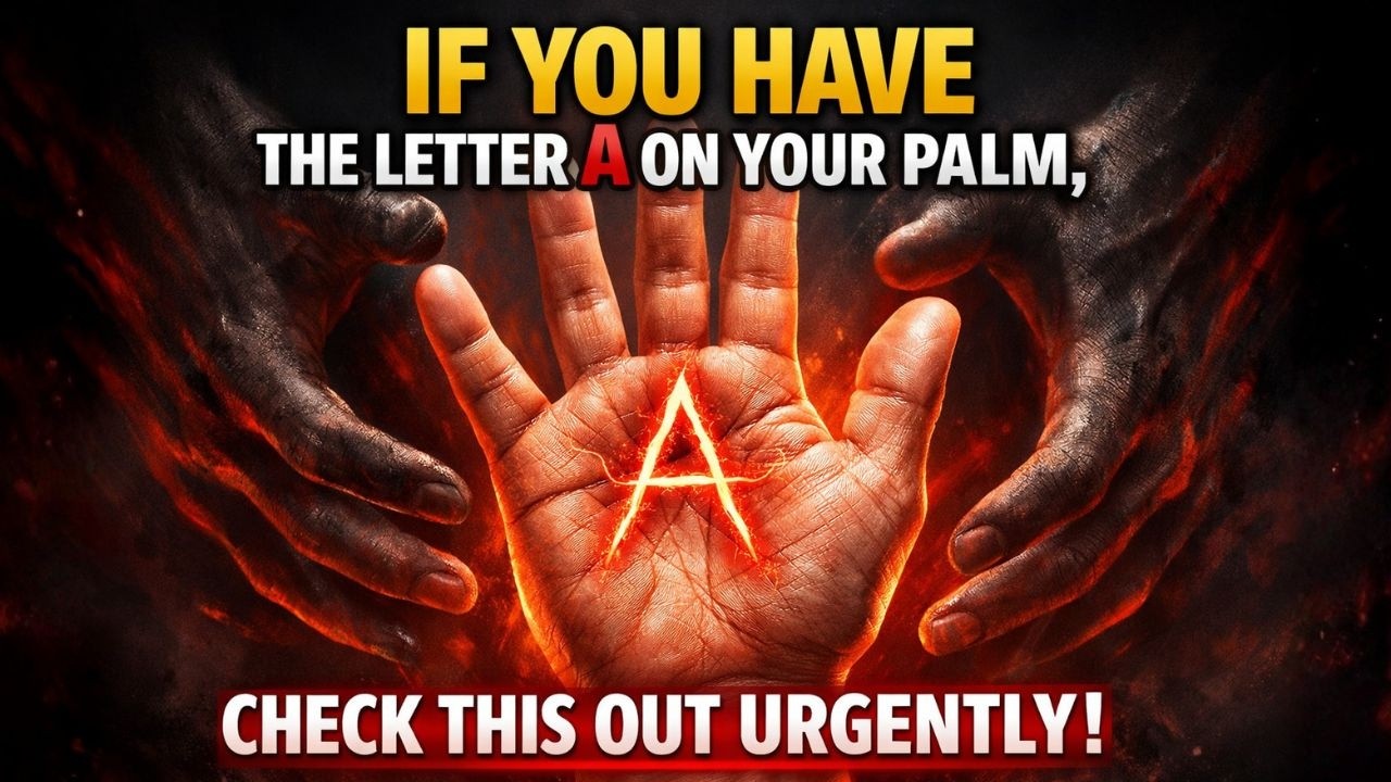 IF YOU HAVE THE LETTER A ON YOUR PALM, YOU NEED TO SEE THIS BEFORE IT HAPPENS - URGENT