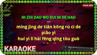 Ni zhi dao wo dui ni de hao - karaoke no vokal (cover to lyrics pinyin)