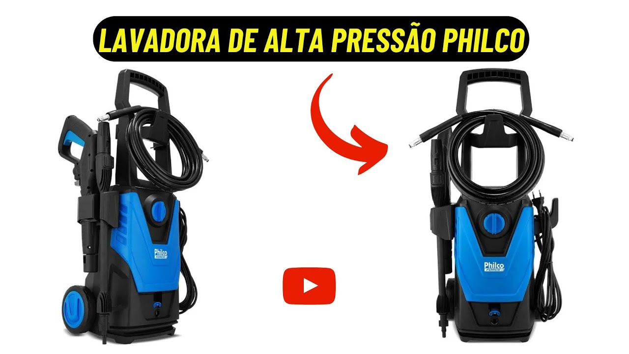 MAIS UMA NOVIDADE NO MERCADO / Lavadora de Alta Pressão Philco PLP2600 1600W