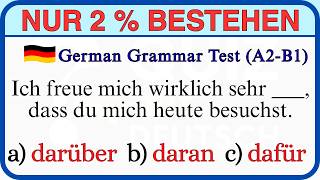 Deutsch Grammatik Test A2–B1 🔥 Teste dein Wissen im Deutschtest!