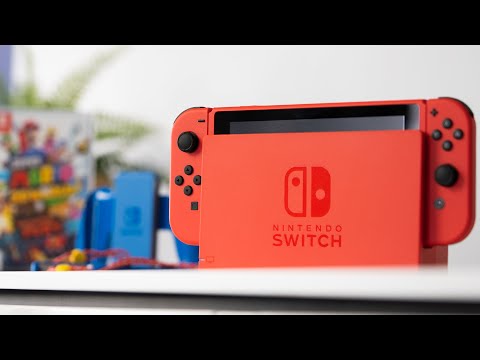 New Nintendo Switch Mario Red Edition Unboxing