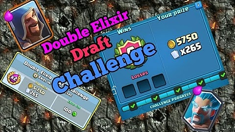 9 - 0 On small account!! - [Clash Royale Double Elixir Draft Challenge]