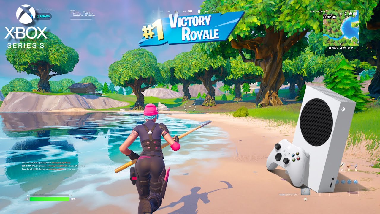 Fortnite Reload Xbox Series S Controller Gameplay (4K 120FPS)