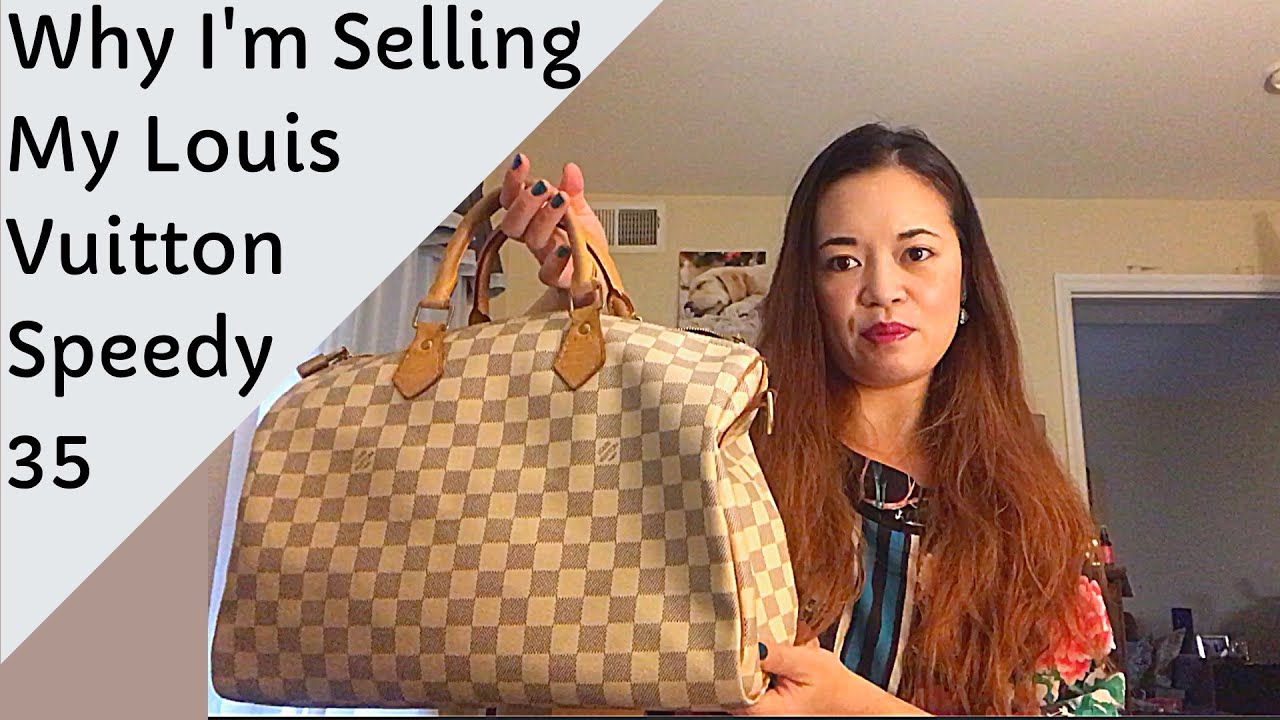 Used louis vuitton SPEEDY 35 HANDBAGS