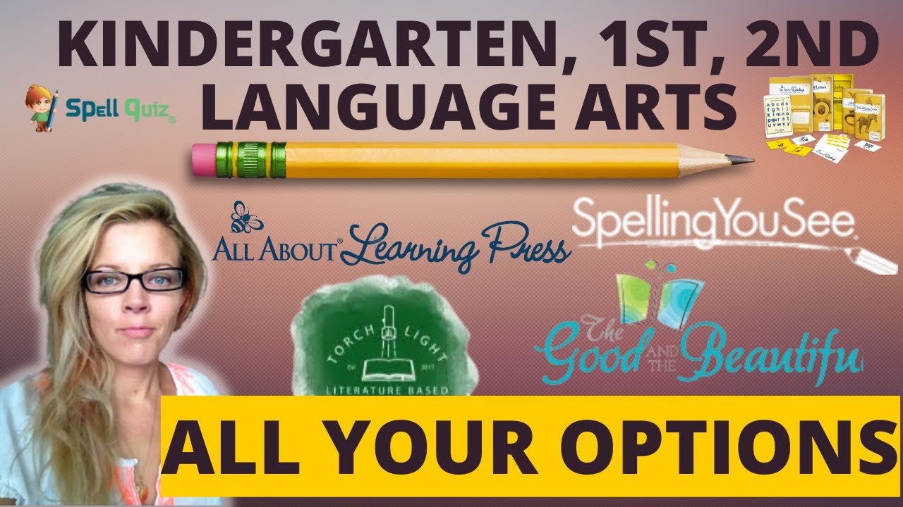 BEST Homeschool Kindergarten, 1st, 2nd Language Arts Curriculum Flip