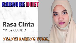 Rasa Cinta  Cindy Claudia  Karaoke Duet Bareng Rinda Salim