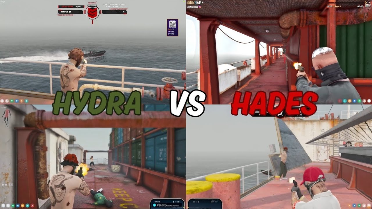 Hydra Push Hades On The Cargo Ship and Get All The Loot (Multi POV) | NoPixel 4.0 GTA RP
