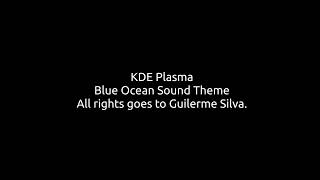 KDE Plasma 6  Sound Theme (Blue Ocean) (22/6/2023)